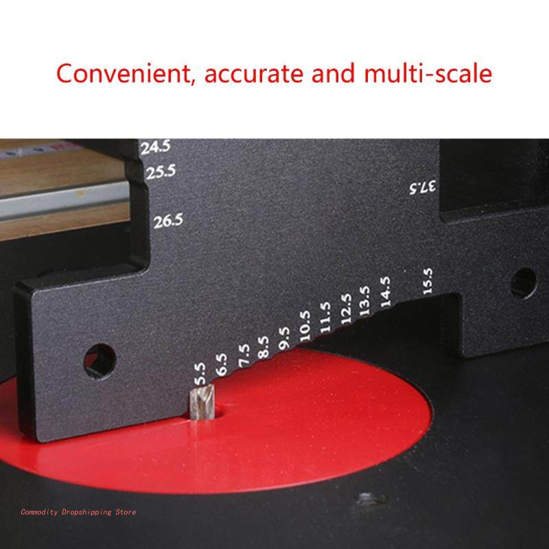 极速Woodworking Height Gtauge Depth Gauge for wood Router Ta