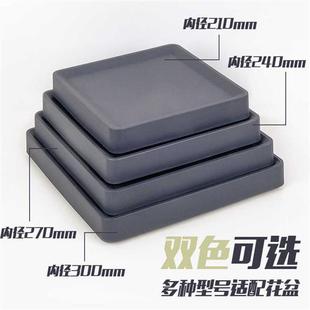 极速隐藏轮移动花盆o托盘正方形花盆垫底滚轮底座万向轮搬花盆花