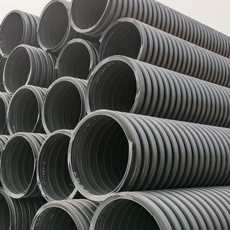 极速内肋增强hPE螺旋波纹管PE缠绕管源头市政排水广东纳大钰隆