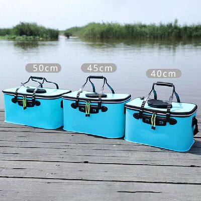 极速Fishing Bucket, Foldable FishC Bucket, Live Fish Contain