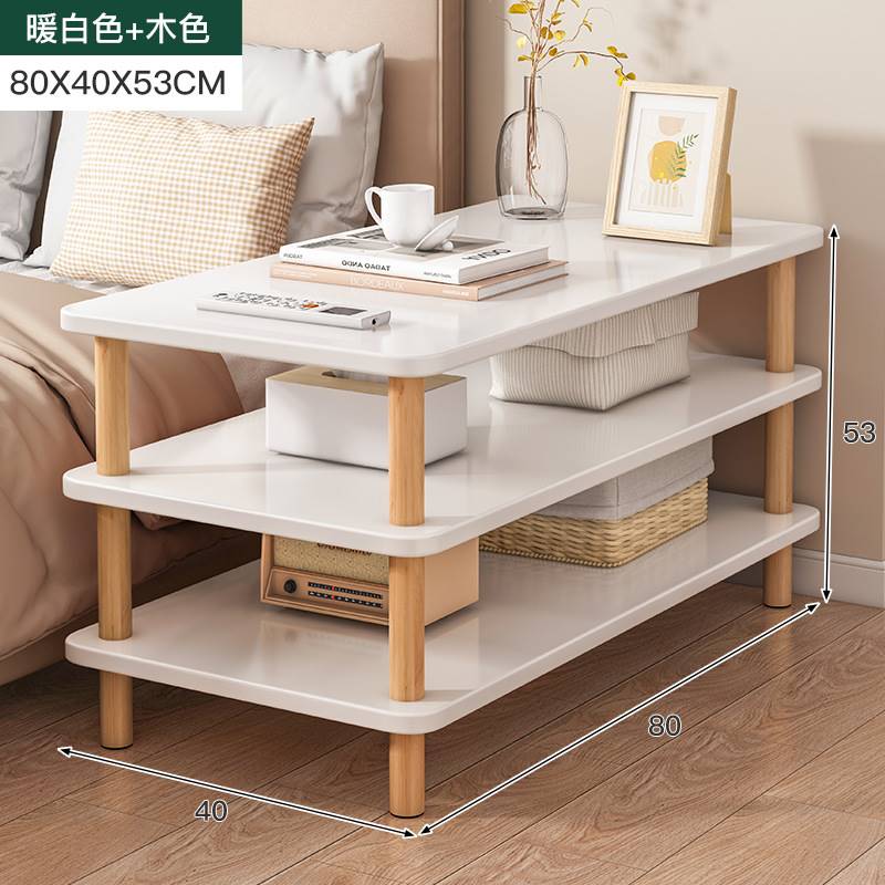 极速简易牀头柜卧室现代简约牀边桌置物架小N桌子储物收纳柜牀头