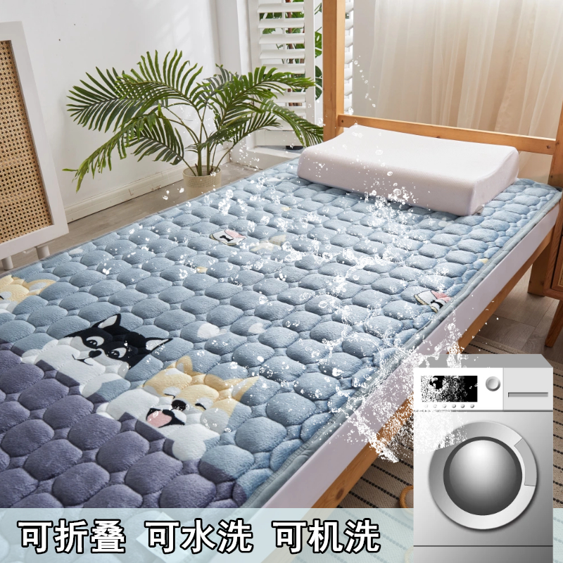 极速床垫冬款床垫200cmx220cm宿舍垫被床褥Q子加厚学生单人冬天季