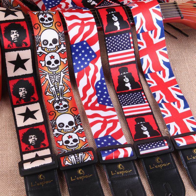新品Guitar Strap With Leather zEnd Acoustic Guitars Electric