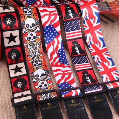 新品Guitar Strap With Leather zEnd Acoustic Guitars Electric
