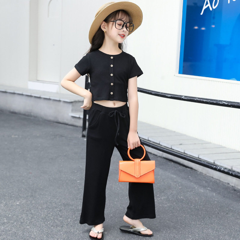 极速厂家2022女童夏季套装新款洋派中大童韩版休闲运动Z两件套装,童装/婴儿装/亲子装,套装,淘宝优惠券,粉丝福利购,淘宝优惠卷