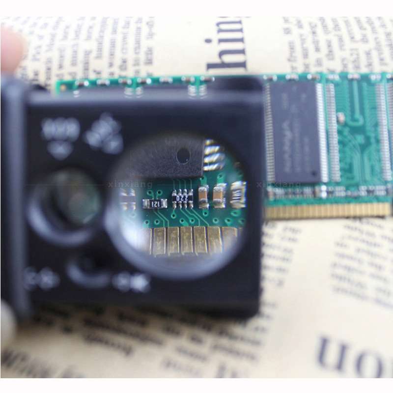 极速飞天酒鉴定放大镜古瓷器鉴宝专用30H-60倍折叠高清便携式钻石