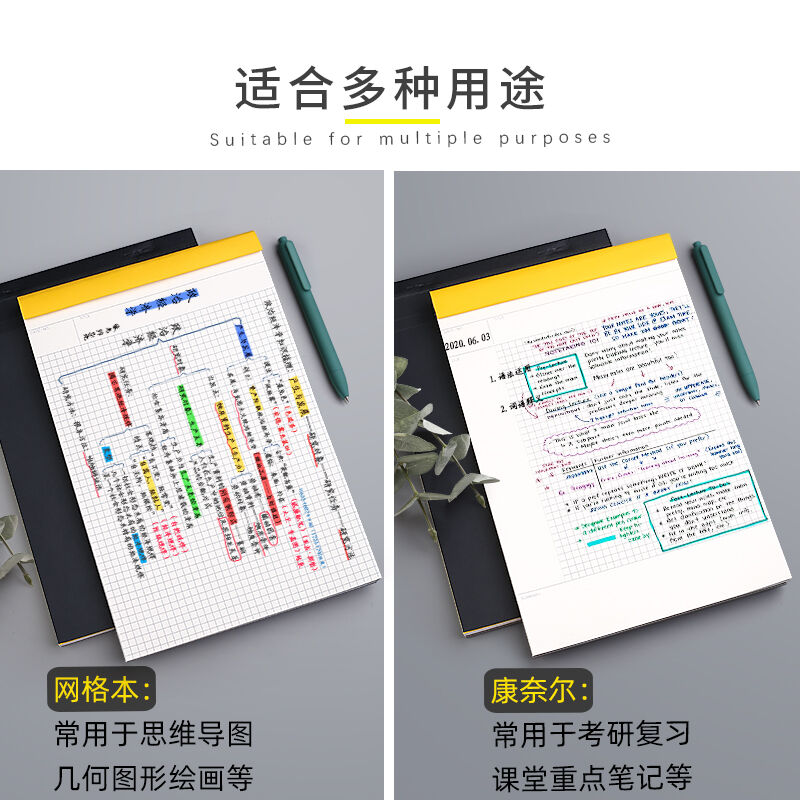 极速BLINGIR可撕拍纸本商务多功能草稿纸N本笔记本子简约大学生用