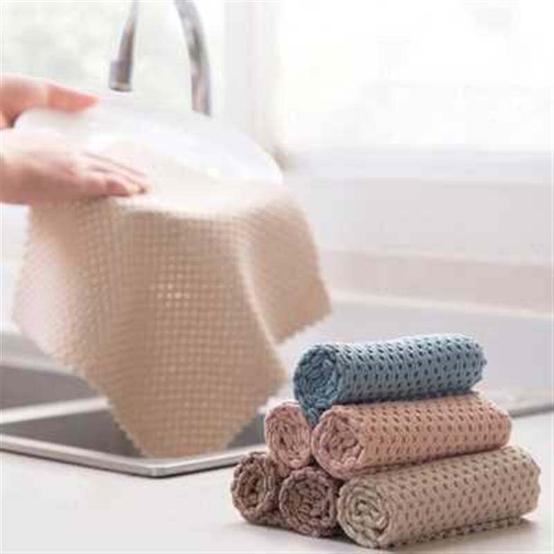 极速Anti-grease Wiping Rags for Kitchen SuppliesS Efficient