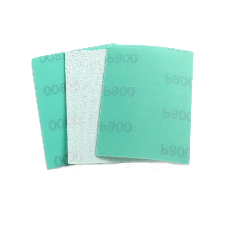 极速新品干磨砂纸片75*100方形植绒砂纸气磨机PM专用白砂纸研磨砂