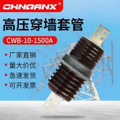 20-35KV高压穿墙套管CWB-CWW-10KV/800-1000A 陶瓷套管 12KV1250A