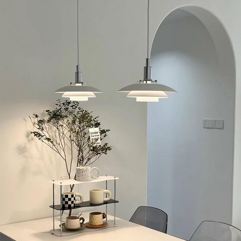 北欧丹麦餐厅吊灯设计师款led卧室客厅书房PH5飞碟简约餐桌吧台灯