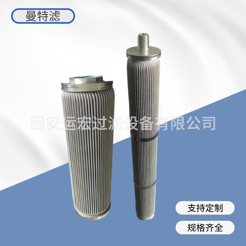 不锈钢折叠滤芯不锈钢烧结滤芯金属波折过滤棒化纤折叠熔体滤芯