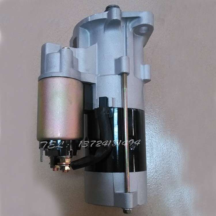 神钢60厦工150五十铃4JG1起动机 斗山大宇55启动马达DH55磁力开关