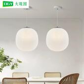 大观园餐厅吊灯现代简约卧室灯房间灯圆形饭厅吧台单头餐厅灯274L