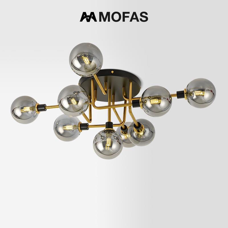 现代简约北欧客厅卧室灯儿童房灯具轻奢阳台过道玄关灯魔豆吸顶灯