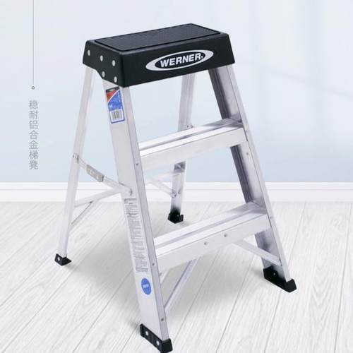 稳耐WERNER折叠升降加厚铝合金梯凳梯子凳家用梯装修工装凳SSA02