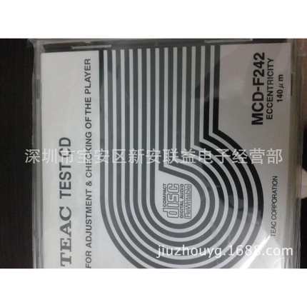 MCD-F242 CD偏芯140UM测试碟 TEAC测试碟