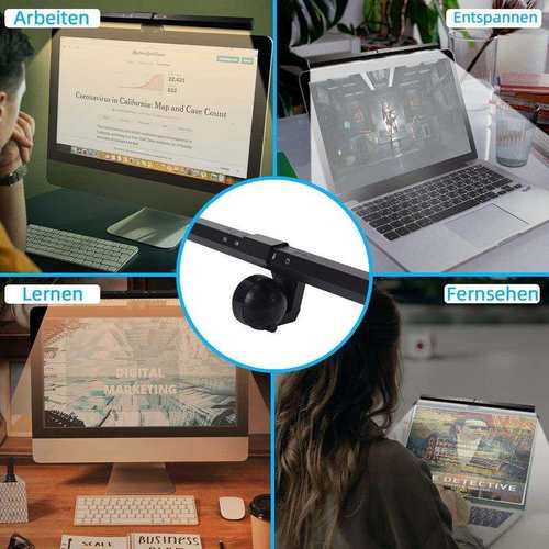 屏幕灯电脑办公阅读挂灯护眼台灯led显示器不占桌面空间屏幕挂灯