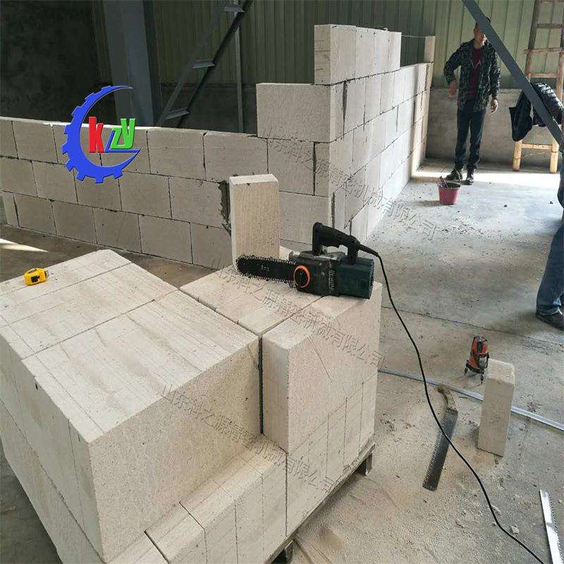 电动加气砖切割锯 便携手持切砖设备 合金链条泡沫空心砖裁切机