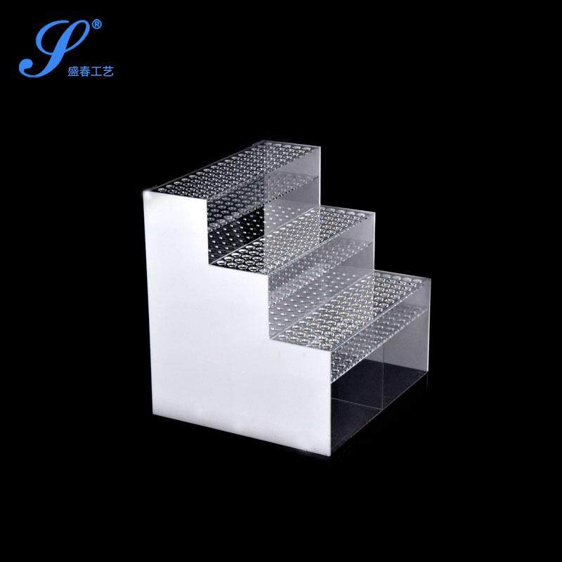 有机玻璃展示架透明塑料亚克力试管陈列架子收纳创意透明收纳架