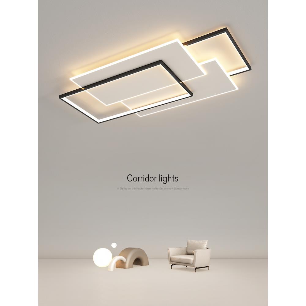 客厅主灯设计师创意长方形大厅led吸顶灯简约现代几何餐厅卧室灯