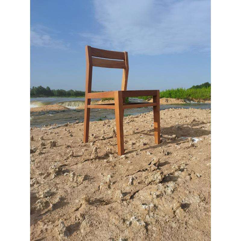 缅甸柚木餐椅办公椅日式实木椅子简约实木椅北欧实木椅