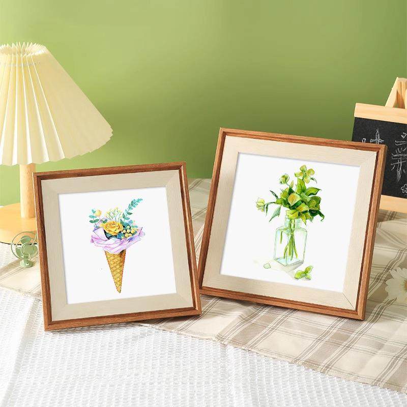 北欧小清新画框装裱儿童正方形相框架挂墙十字绣边框自装书法钻石,工业油品/胶粘/化学/实验室用品,其他实验室设备,淘宝优惠券,粉丝福利购,淘宝优惠卷