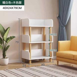 简易书架落地置物架铁艺客厅储物架货架阅读收纳架子家用卧室书柜