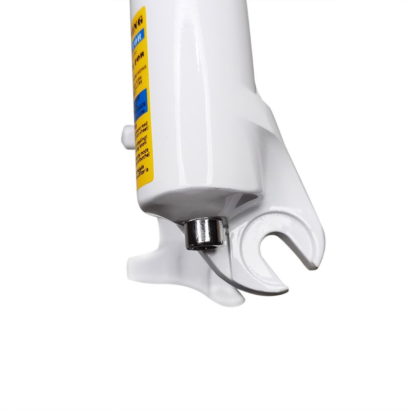 山地自行车d前叉2m7.5寸一体式铝合金避震气叉前叉 白色