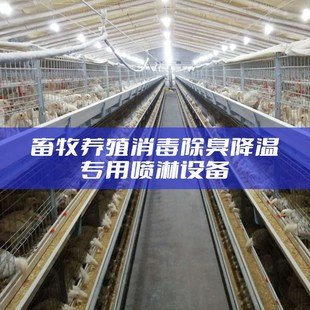 养殖场喷淋d系统喷雾降温设备鸡舍养猪场消毒除臭屋顶降温加湿主