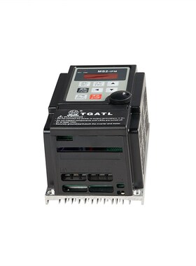 MS2-IPM115单相三相220V水泵风机1.5KW通R用矢量黑色翻盖变频器