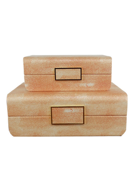 轻奢样板房客厅卧室金属方扣珠宝首饰盒摆件软装艺术Y品收纳盒摆