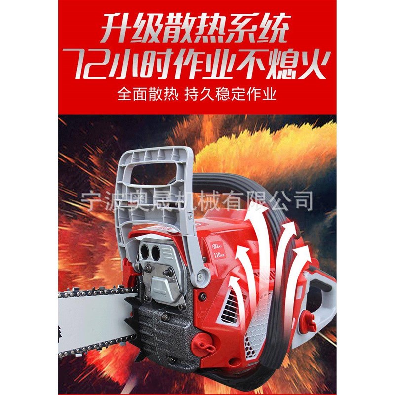 AS58a00A20寸汽油伐木锯小型家用手提链锯油锯汽油锯大功率