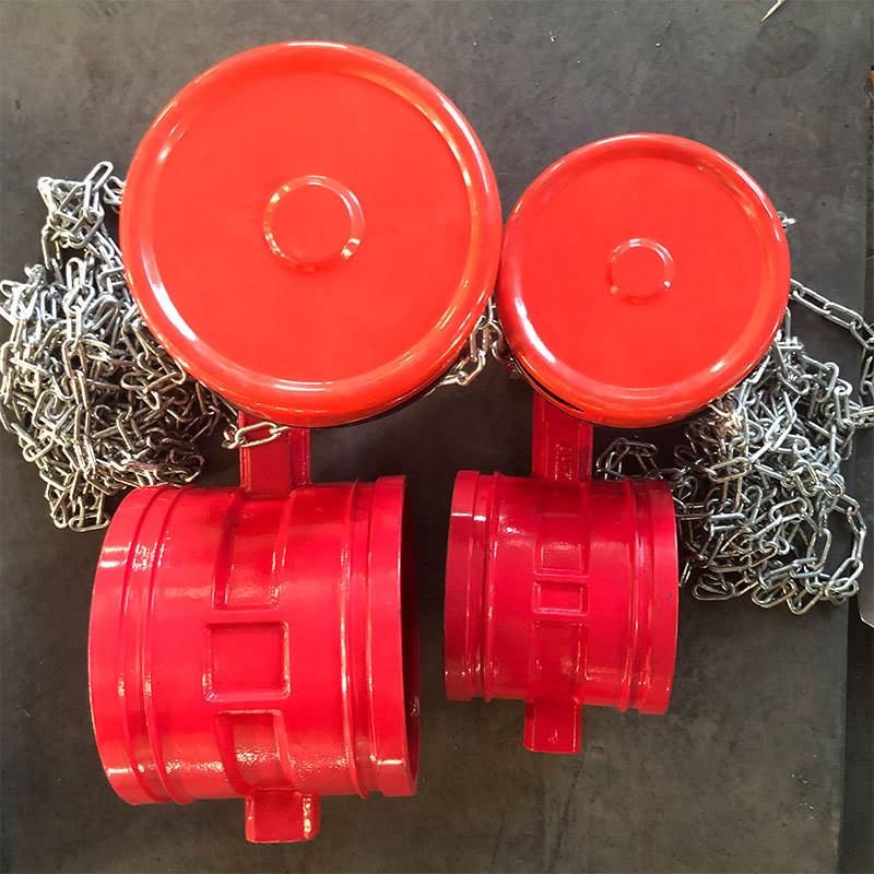 倒炼涡轮沟槽蝶阀 涡轮头 炼子y 球墨铸铁蝶阀 河北D381X-16Q