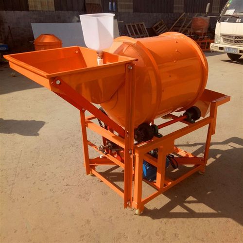 供应滚筒b式谷物大豆拌种机 全自动花生种子包衣机 工业颗粒混合