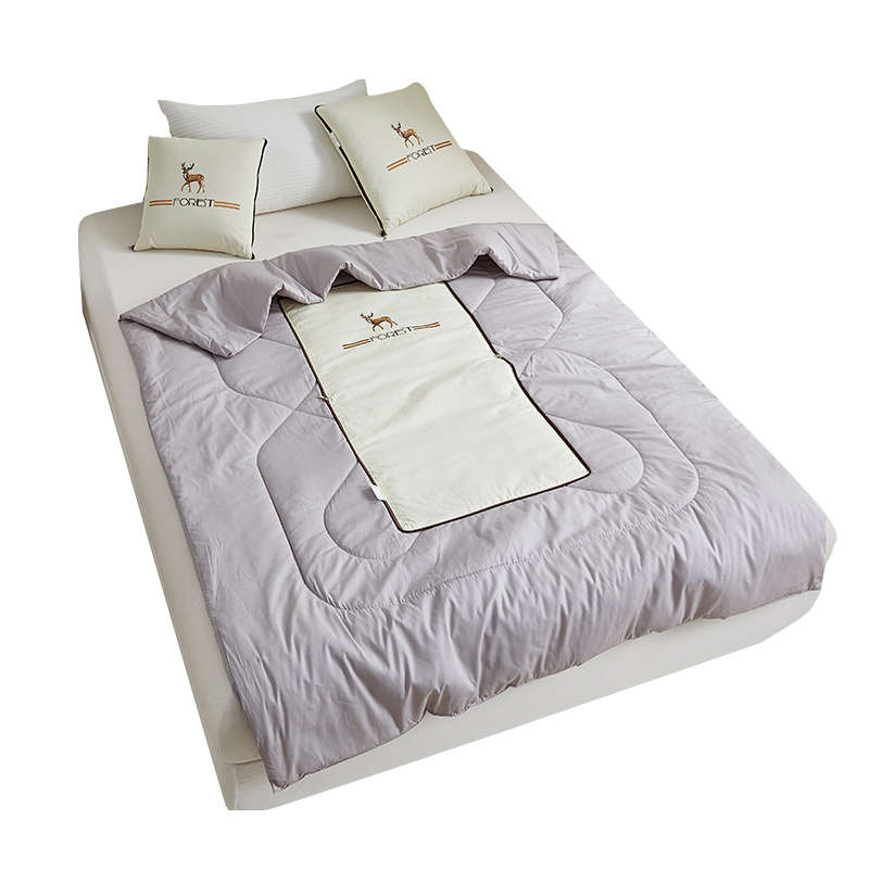 抱枕被简b约全棉刺绣两用汽车靠垫办公室沙发午睡二合一空调被