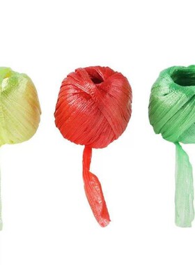 伏兴塑料捆扎绳草球撕裂绳尼龙打包绳包装绳子50g*R45米绿色40卷/