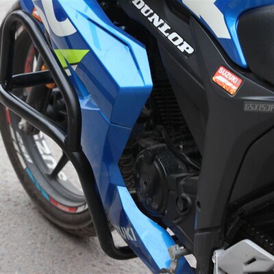 适用铃木GSX150F 极客飒GIXXER155NK 保险Q杠前护杠防摔杠改装配