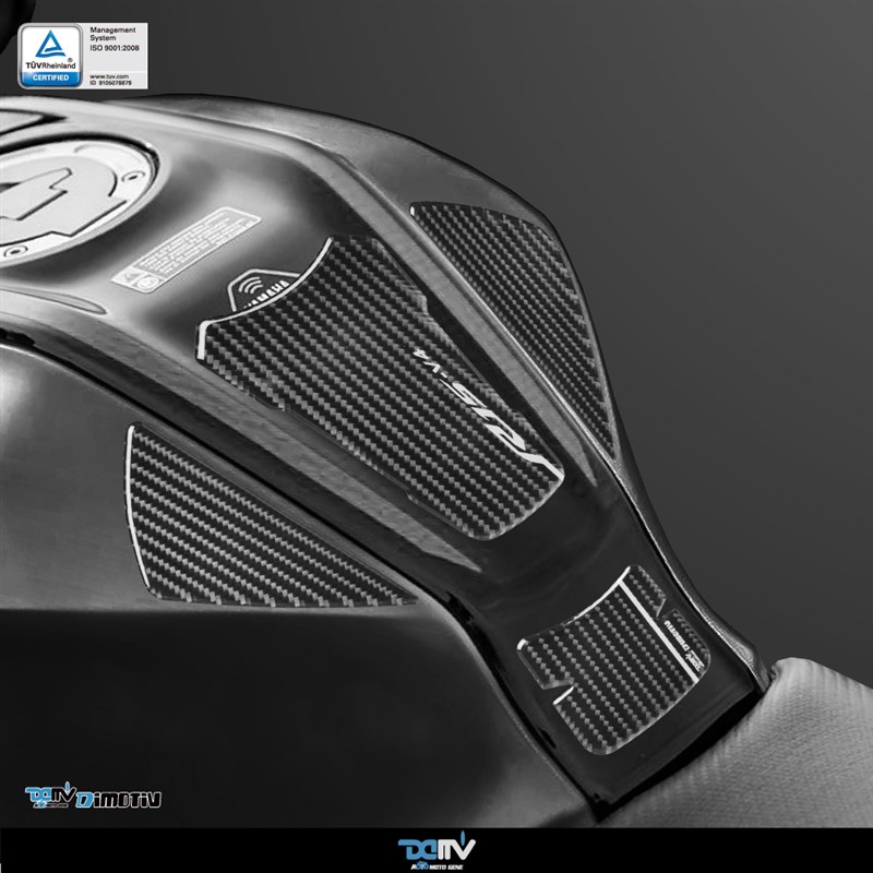 DMV 适用YAMAHA雅q马哈 YZF R15 V4 锻造碳纤维透明油箱贴鱼骨贴