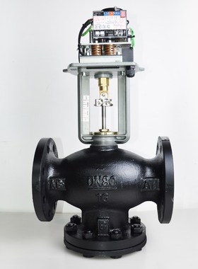 电动二通阀比例积分调节阀门DN80 10z0  VA7100 VB7200法兰空调阀