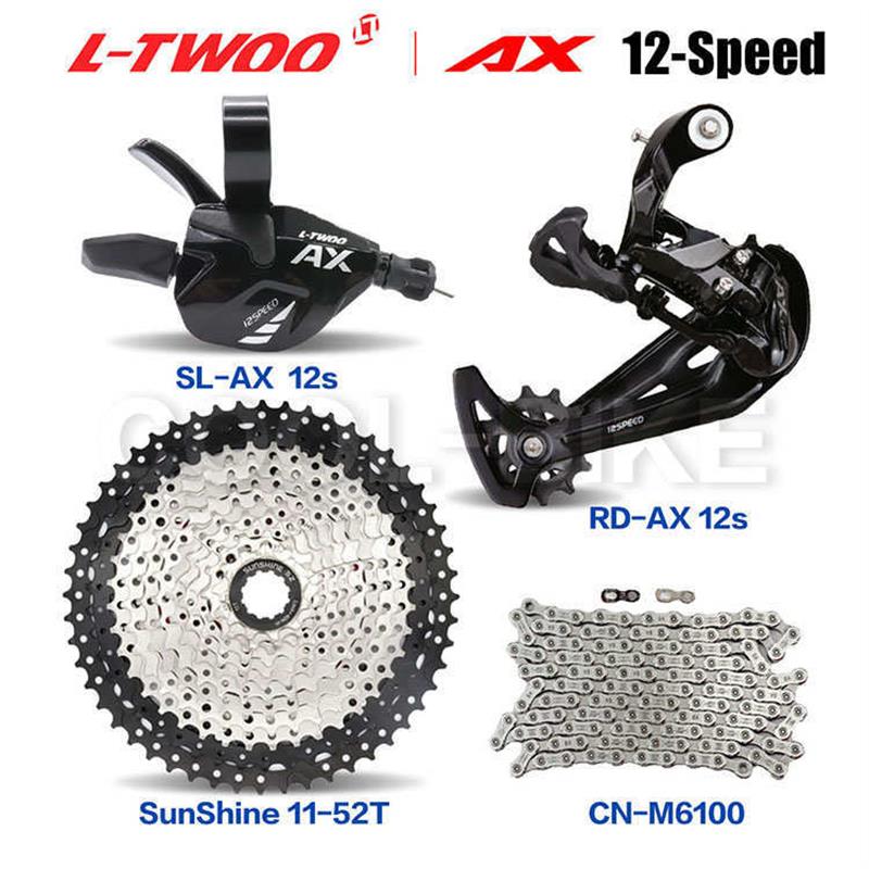 蓝图LTWOO AX 12速指拨后拨 日晖飞轮 M6100链条变速套件 小套