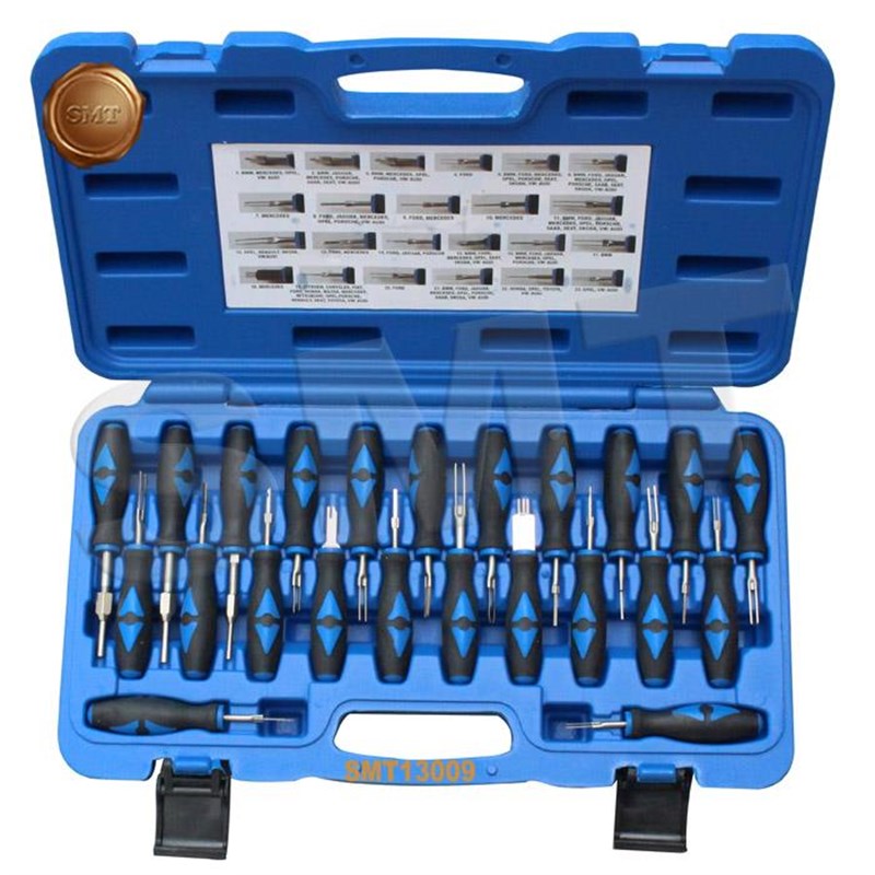 19/23/25件端子拆卸器线路拆装工具I线束插头解锁工具退针器工具