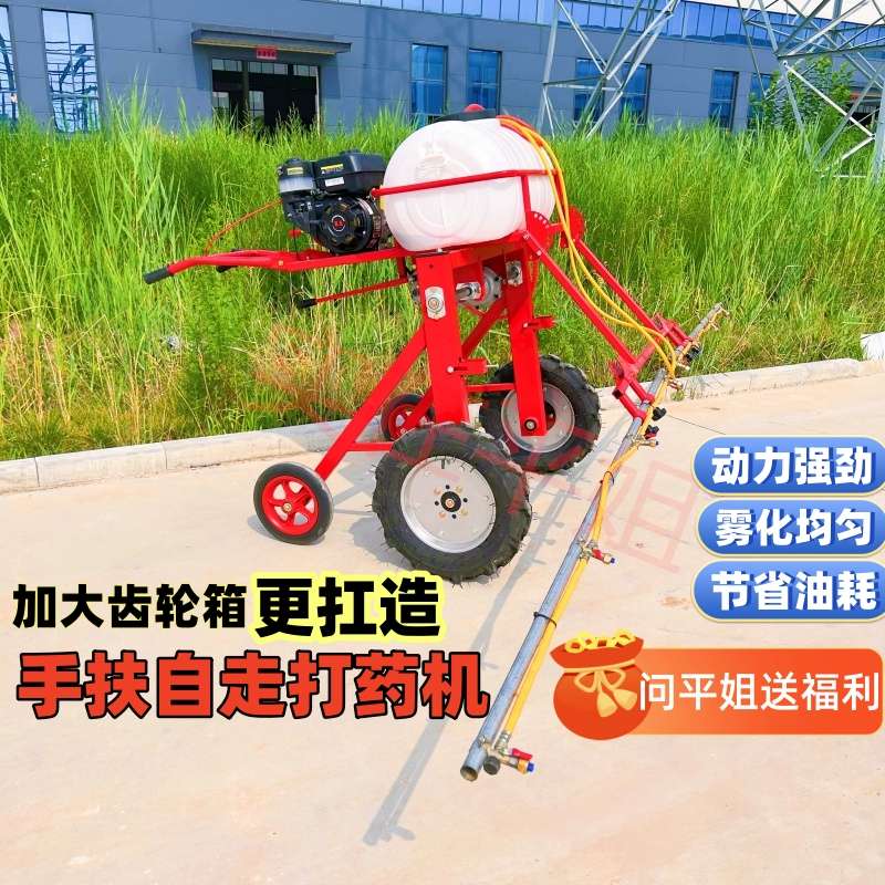 手扶自走打药机农用家用汽油柴油大容量喷雾机R麦地果园蔬菜喷药