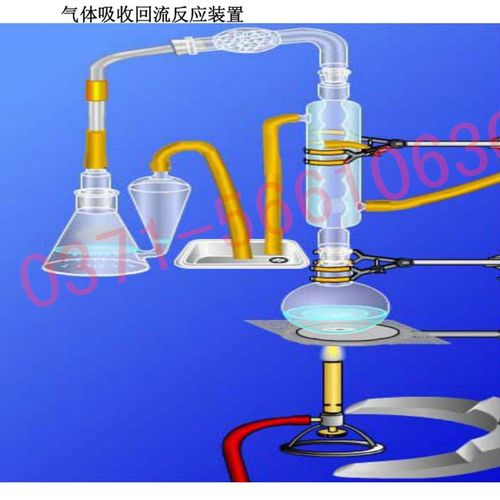 玻璃实验d气体吸收回流反应装置 蒸馏装置
