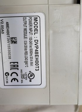 台达PLbC DVP48EH00T3,显示触摸屏,九成新以上,