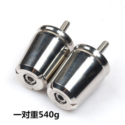 适用铃木USR125车把平衡t器UCR125摩托改装不锈钢实心车把堵头配