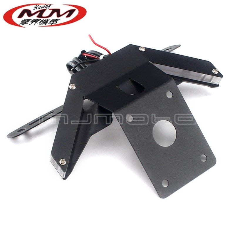 适用川崎Z650 忍者NINJA 65D0摩托车改装件短尾牌照架车牌架转向