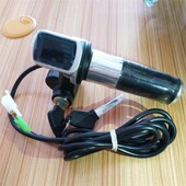 新款 配 电动电瓶车转把通用s带电量显示调加速手柄油门器手把改装