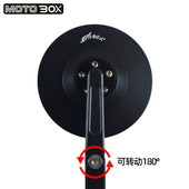 QJ闪300 B折叠手把后视镜摩托车把车反光倒车 奔达金吉拉灰石改装