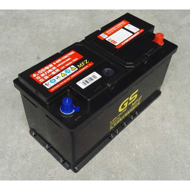 GS蓄电池12V100Ah免维护电瓶6-QW-100O货115E41R叉车现货